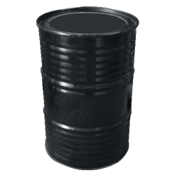 Collins Oil Drum Cocktail Table - Black