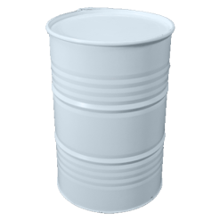Collins Drum Cocktail Table - White