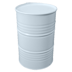 Collins Drum Cocktail Table - White