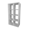 Shelving, White Shelves, Shelves Devider