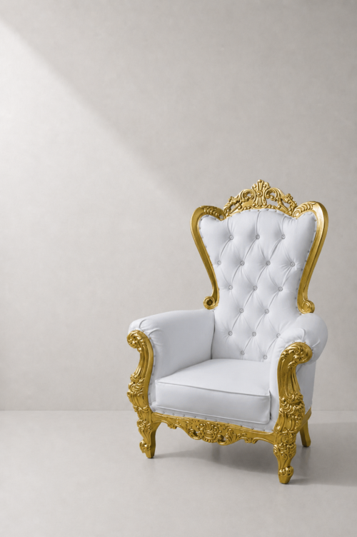 Crown VIP Armchair - White - Image 2