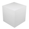wooden cube side table