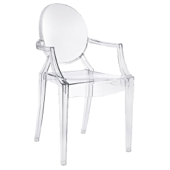 Dauphin Ghost Acrylic Armchair