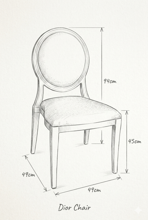 Dior Dining Chair - Image 3