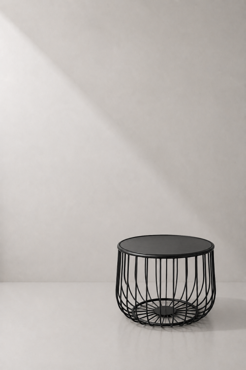 Eclipse Black Wire Coffee Table - Image 2