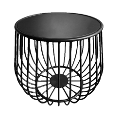 Eclipse Black Wire Coffee Table