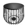 Black Coffee Table, Wired Black Coffee Table