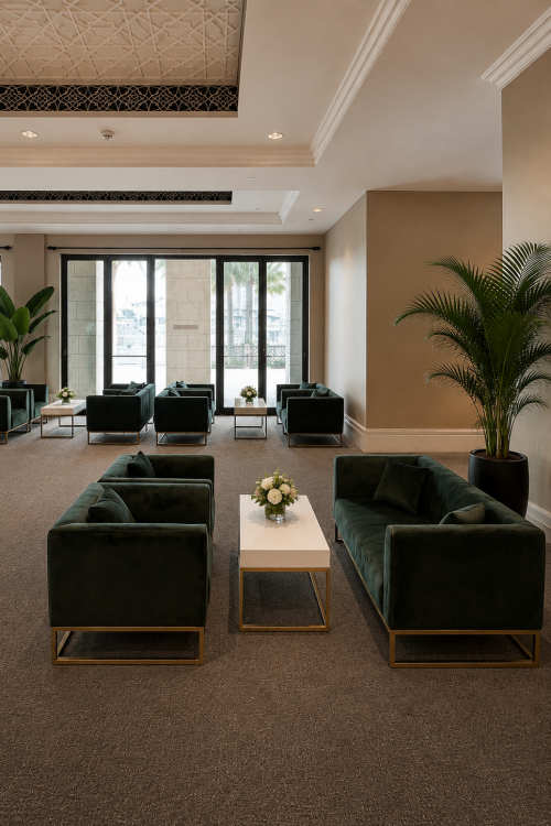 VIP lounges available on rental in Dubai, Abu Dhabi, UAE