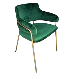 Eleganza Velvet Chair - Green