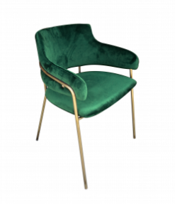 green velvet chair, dining chair