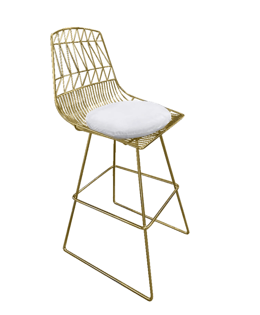 Gold wire stools outlet