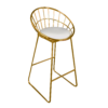Gold VIP Bar Stool, wire bar stool, Gold High Chair, Gold Bar Stool