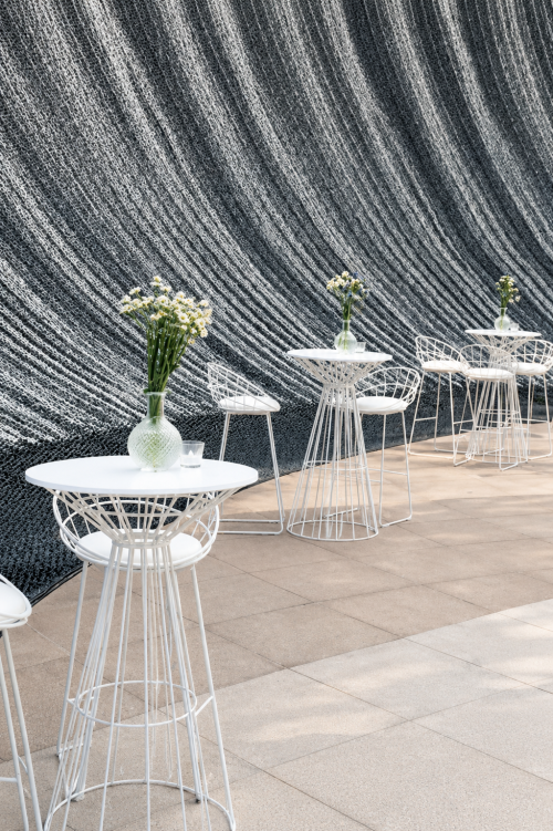 Fontana White Wire Cocktail Table - Image 5