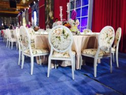 wedding furniture, dior dining chair