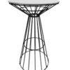 Wire Round Cocktail Table, Wire High Table, Outdoor Cocktail Table