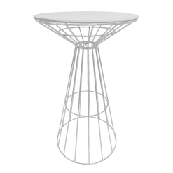 Fontana White Wire Cocktail Table