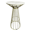 VIP Cocktail Table, Gold Cocktail Table