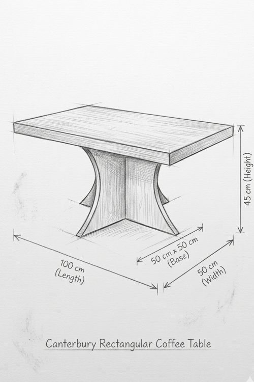 Canterbury Rectangular Coffee Table - Image 3
