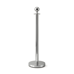 Grant Silver Stanchion Pole
