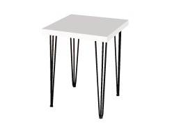 Hairpin Small Cafe Table
