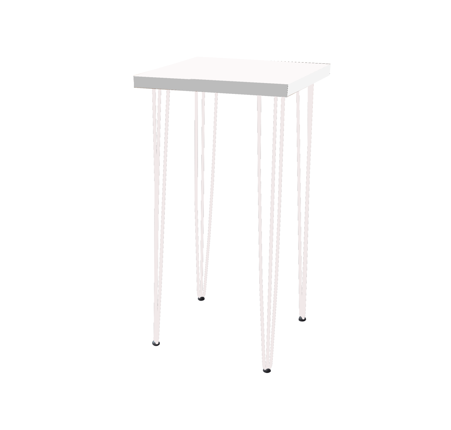 Hairpin White Standing Table Rental in Dubai, Abu Dhabi, UAE