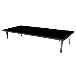 Black Hairpin Center Table