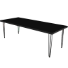 Black Dining Table, Grand Dining Table, 10 Seater Dining Table, 8 Seater Dining Table