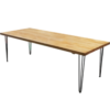 Hairpin Rustic Dining Table