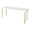 Hairpin White Dining Table