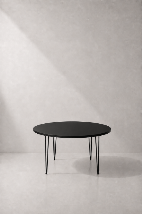 Hairpin Opal Black Dining Table - Image 2