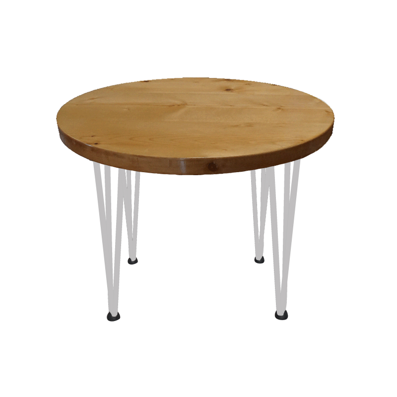 Round Hairpin Side Table