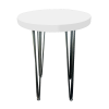 Round Hairpin Bistro Table, Round Hairpin Cafe Table