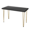Rectangular Dining Table, Black Dining Table, Rectangular Black Dining Table