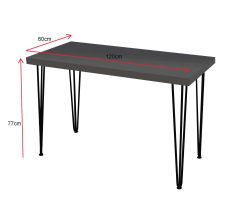 Dining Table, Rectangular Dining Table, Hairpin Table