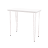 Hairpin White High Table