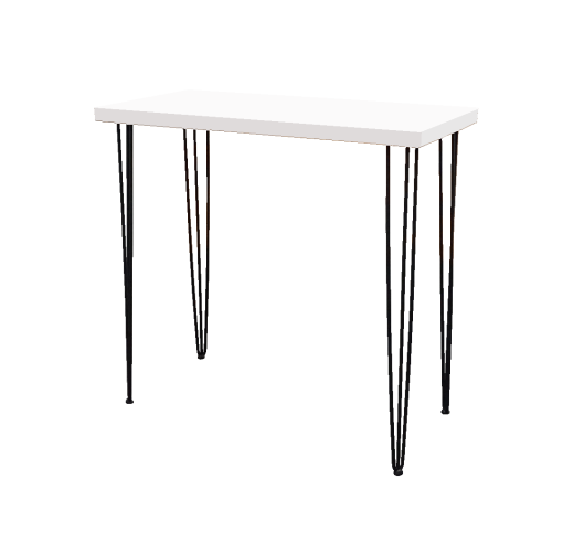 Rectangular Hairpin High Table