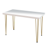 Hairpin Rectangular Cafe Table