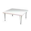 White Square Hairpin Table, Hairpin Coffee Table