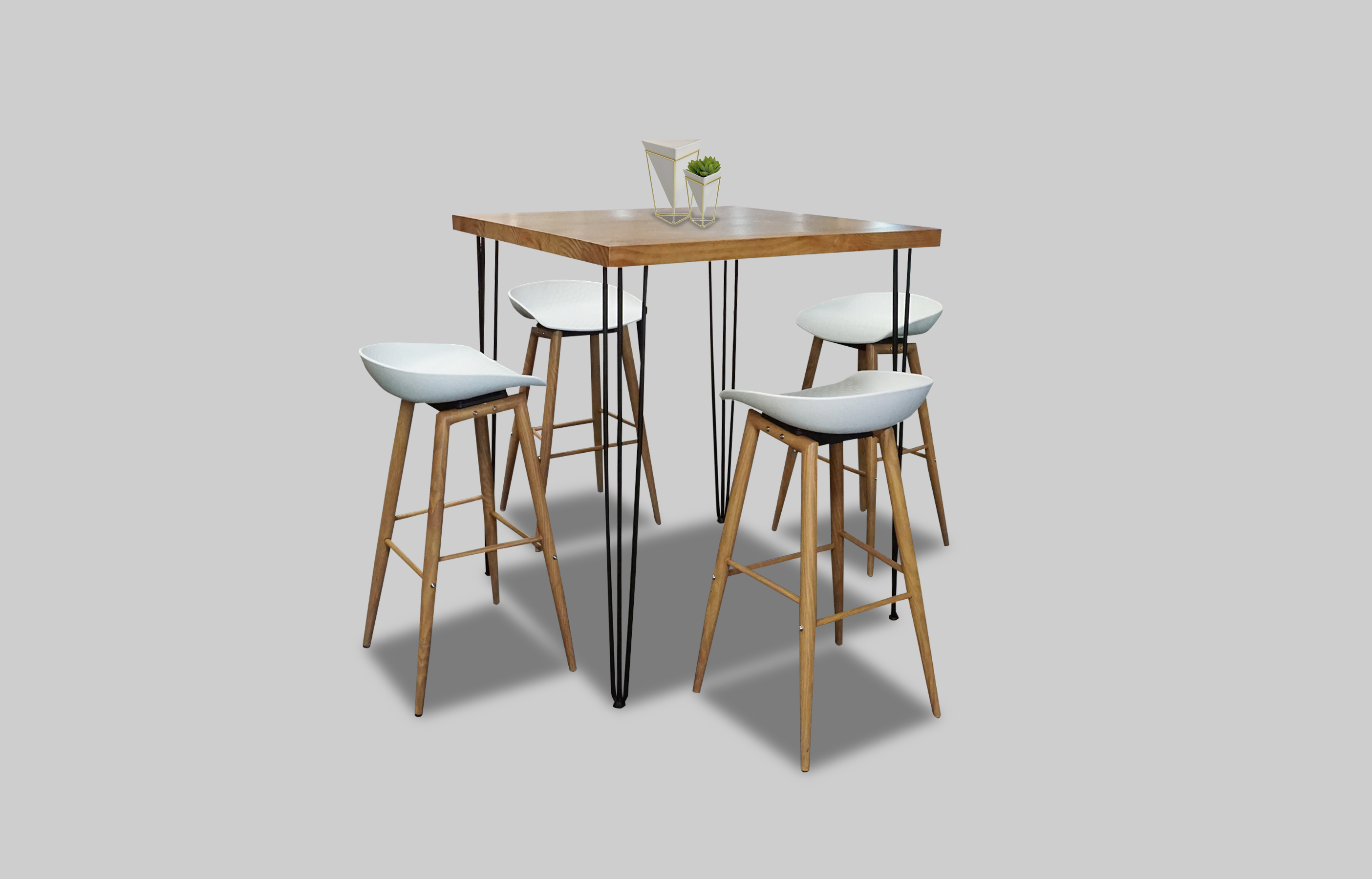 Square wooden bar stools hotsell