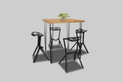 Wooden Square Cocktail Table, Wooden High Table