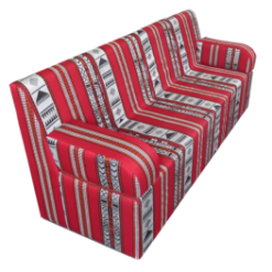 High Arabic Majlis 3-Seater Sofa with Arms