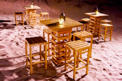 Square Cocktail Table, Wooden Cocktail Table, Rustic Cocktail Table, Palette Cocktail Table, Wooden Bar Stool