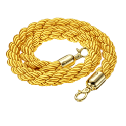 Kelly Gold Rope for Gold Stanchion Poles