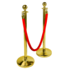red stanchion rope, red extension rope, red queue rope