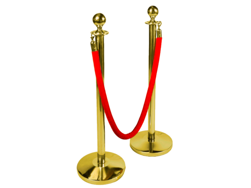 red stanchion rope, red extension rope, red queue rope