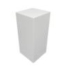 wooden high pedestal stand
