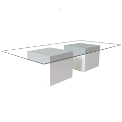 Le Minou Dash Glass Coffee Table