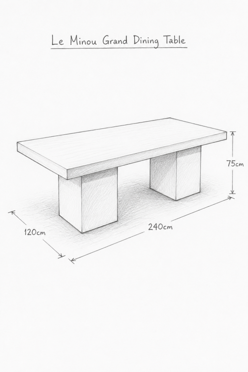 Le Minou Grand Dining Table - Image 3