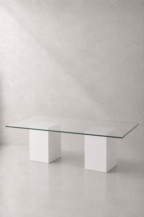 Le Minou Regal Glass Dining Table - Image 2