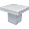 Square White Dining Table